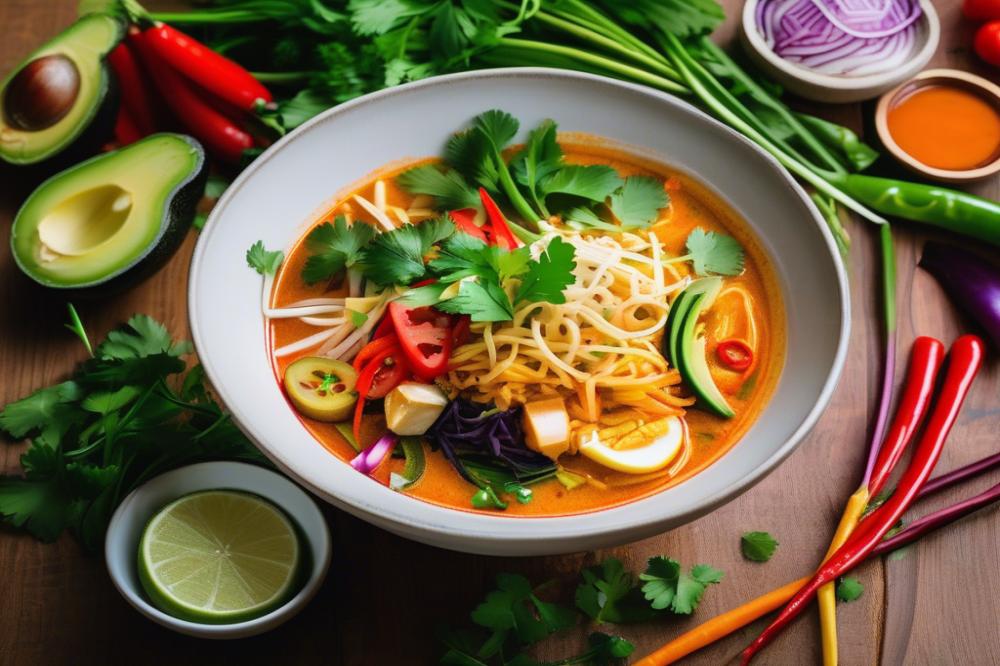 Delicious Vegetarian Laksa Curry Recipe For A Spicy Delight