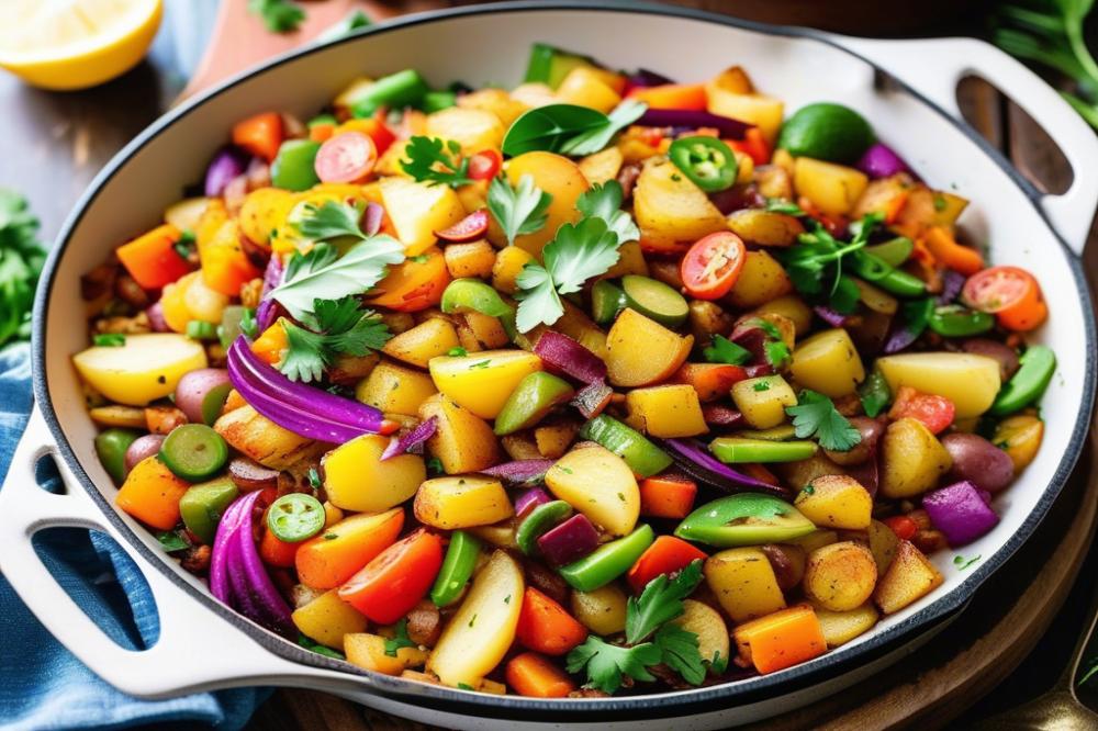 Delicious Vegetarian Potato Hash Recipe For A Hearty Meal