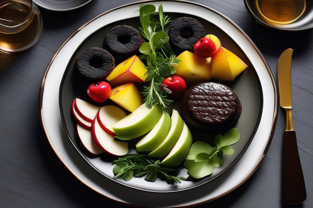 Delicious Warm Black Pudding And Apple Salad Recipe