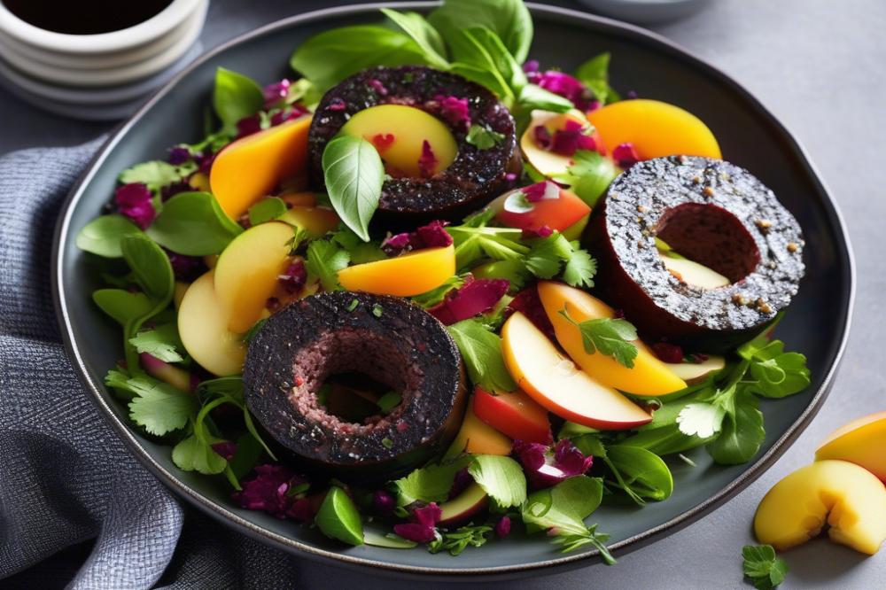 Delicious Warm Black Pudding And Apple Salad Recipe