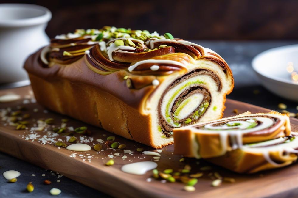 Delicious White Chocolate Pistachio Babka Rolls Recipe