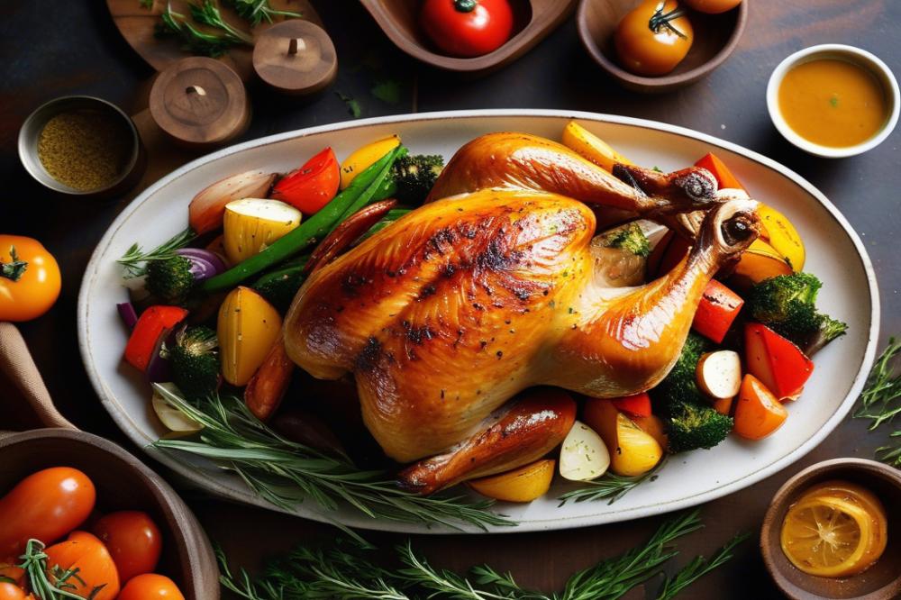 Delicious Whole Roasted Chicken Recipe: Juicy & Flavorful Dish