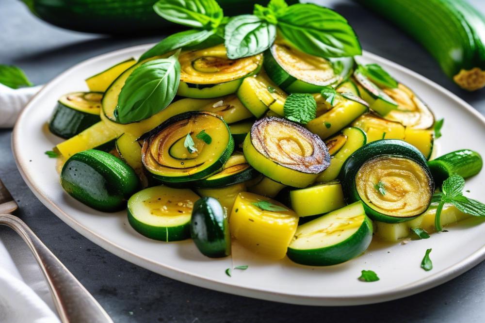 Delicious Zucchini With Mint: A Fresh Vegetable Recipe
