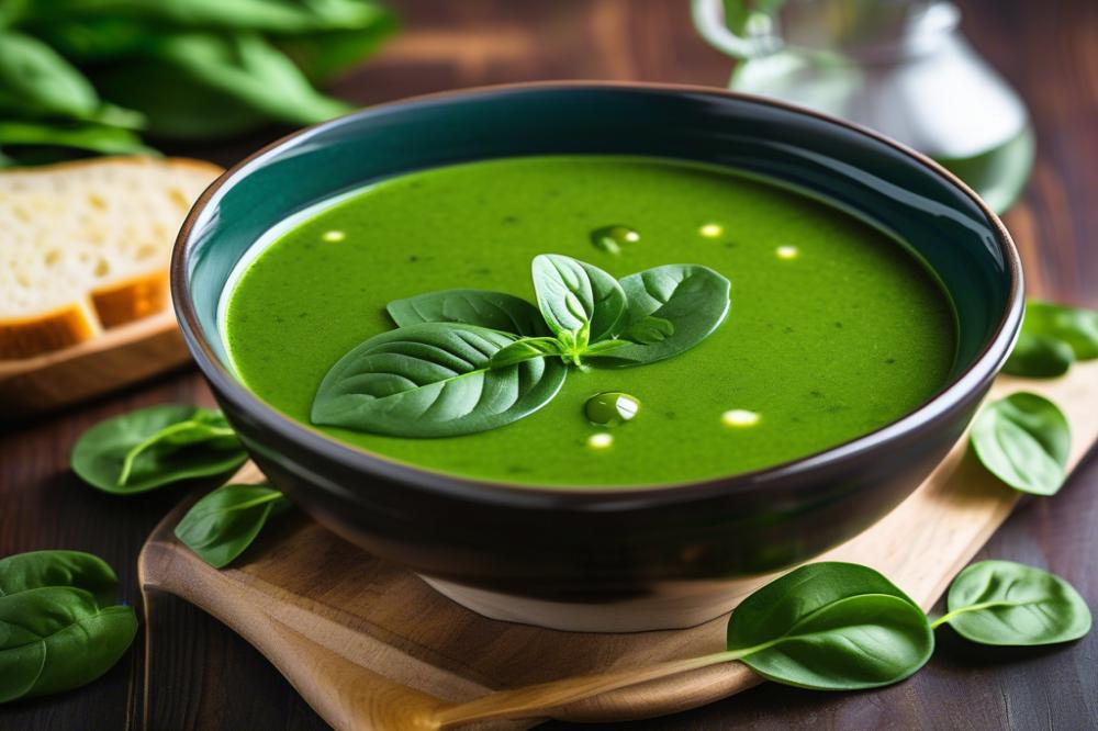 Deliciously Light Spinach Soup Recipe For Healthy Eating