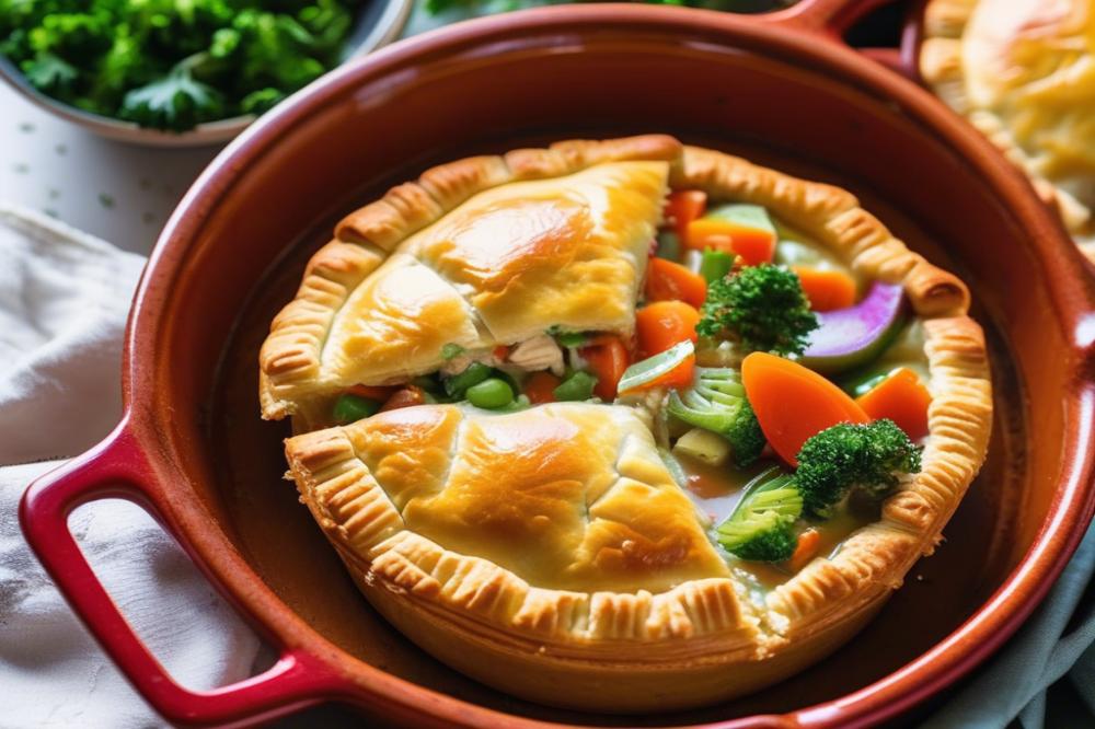 Easy Chicken Pot Pie Recipe With Flaky Puff Pastry
