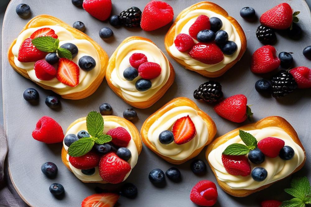 Easy Cream Cheese Danishes With Canned Biscuits Recipe