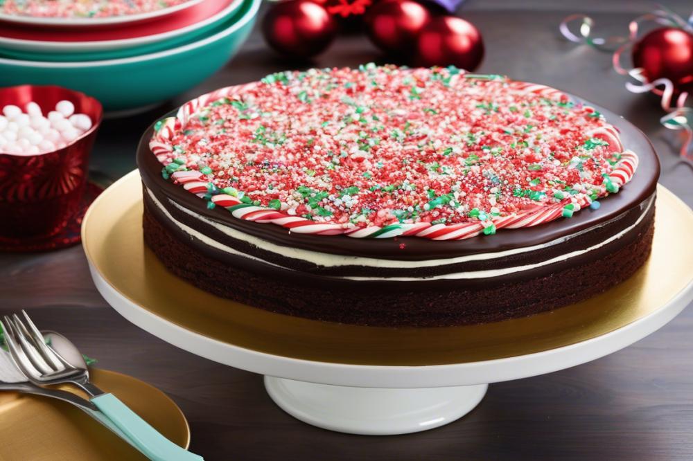 Easy Eggless Chocolate Peppermint Layer Cake Recipe To Try