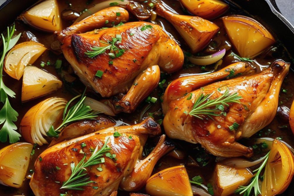 Easy One-Pan French Onion Chicken Skillet Recipe For Dinner