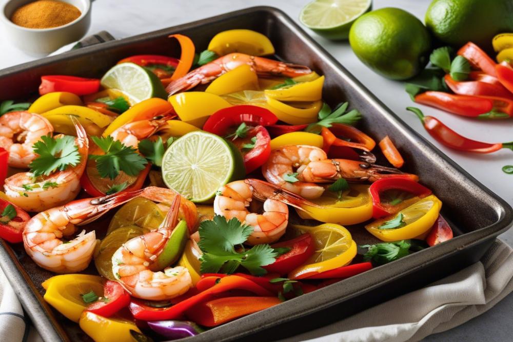 Easy Sheet Pan Shrimp Fajitas Recipe For Quick Weeknight Dinners