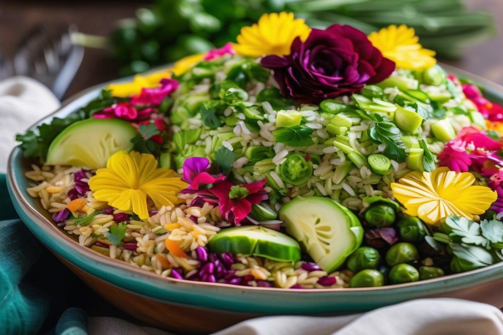 Festive Brussels Sprout Salad Rice Recipe For Christmas Celebrations