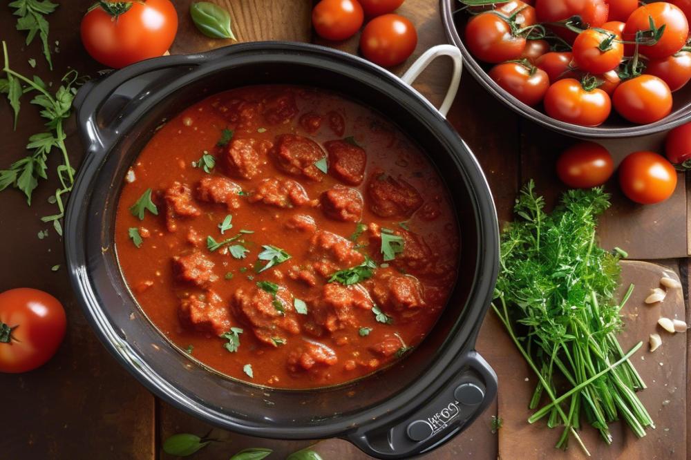 Flavorful Slow-Cooked Crockpot Ragu Sauce Recipe For Dinner