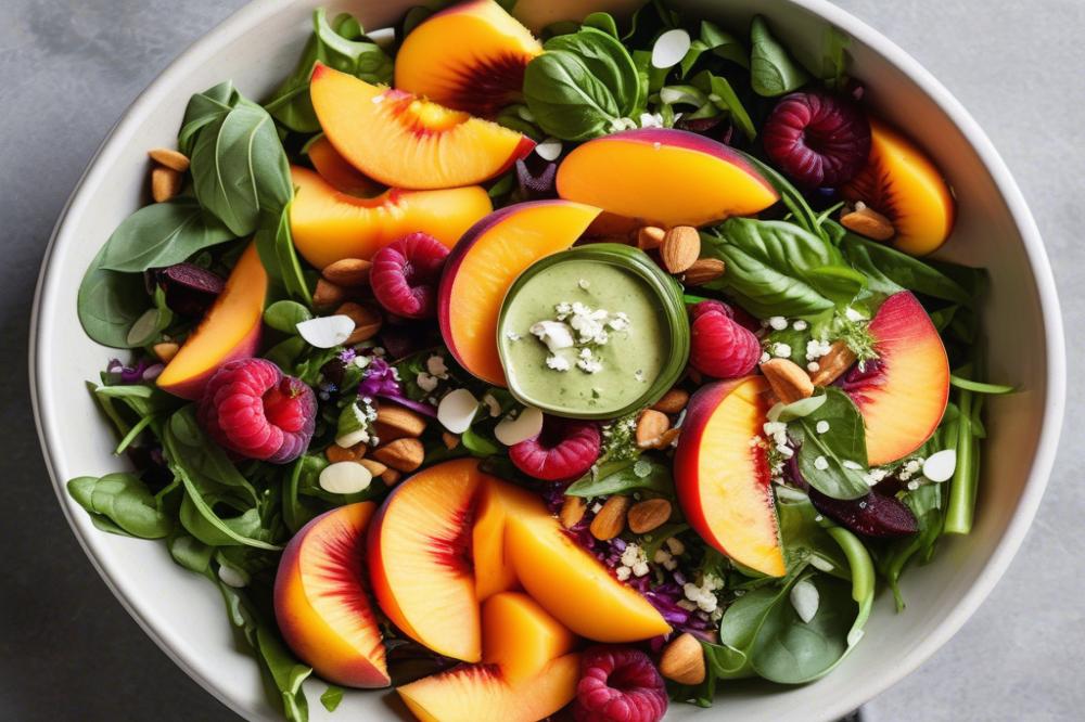 Fresh And Delicious Peach Salad Recipe For Summer Enjoyment