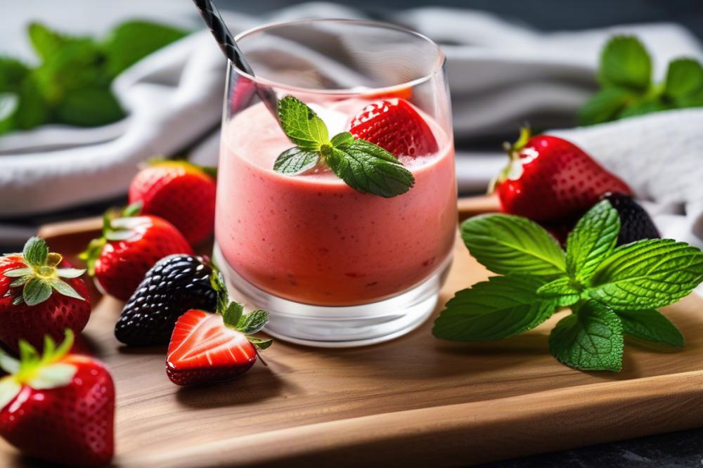 Fresh Strawberry Mojito Nice Cream Recipe For Summer Delight