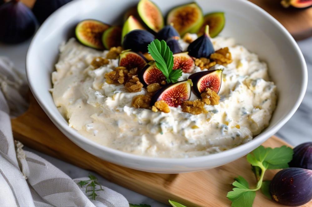 Goat Cheese And Fig Dip For A Sweet And Savory Combo