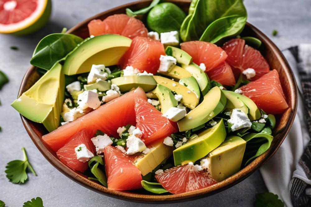 Grapefruit Avocado Feta Salad: A Fresh And Flavorful Recipe