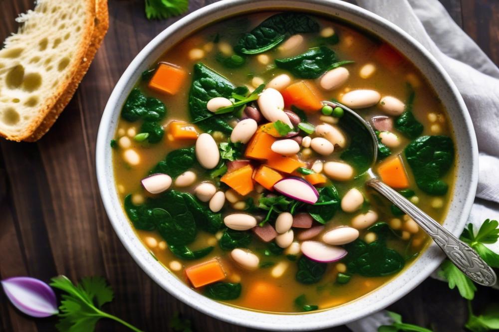 Healthy Turkey Bean Spinach Soup Recipe For Cozy Meals