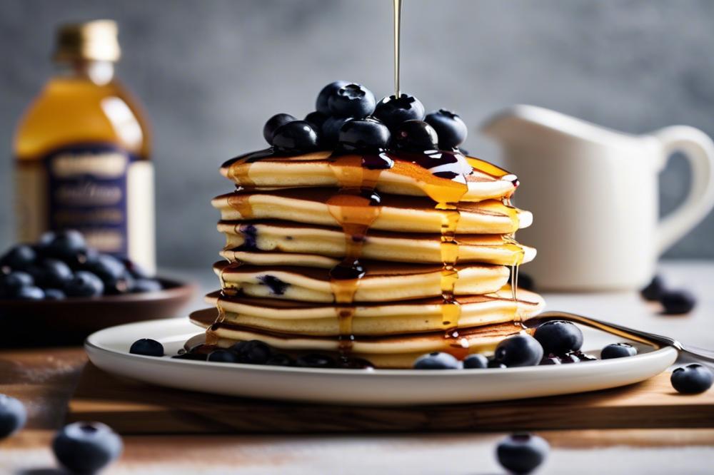 Healthy Wild Blueberry Cottage Cheese Pancakes Recipe For Breakfast