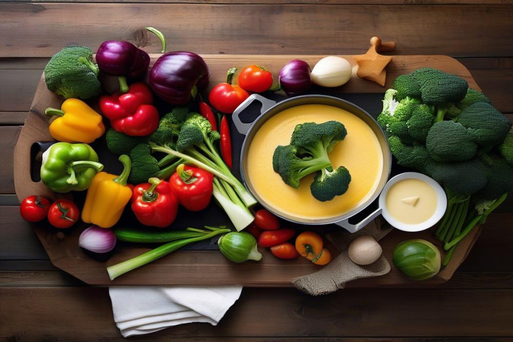 Herrgård Cheese Fondue With Seasonal Vegetables - Recipe bix