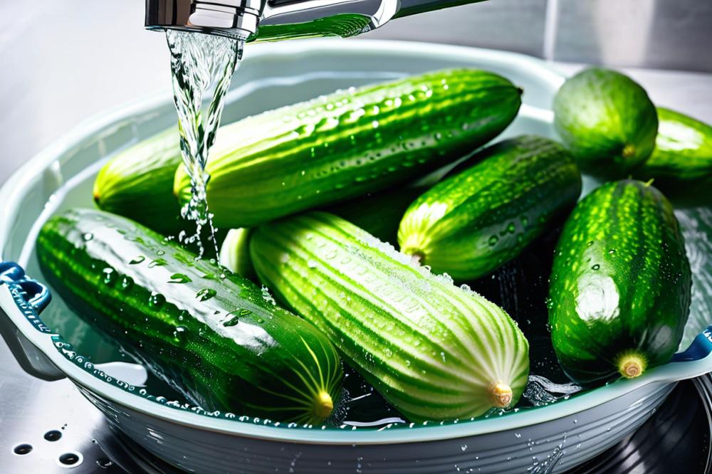 How To Wash Cucumbers For Freshness And Pesticide Removal