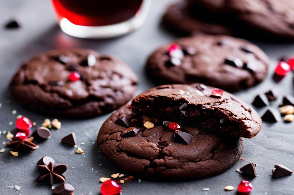 Indulge In Double Dark Chocolate Merlot Cookies Recipe
