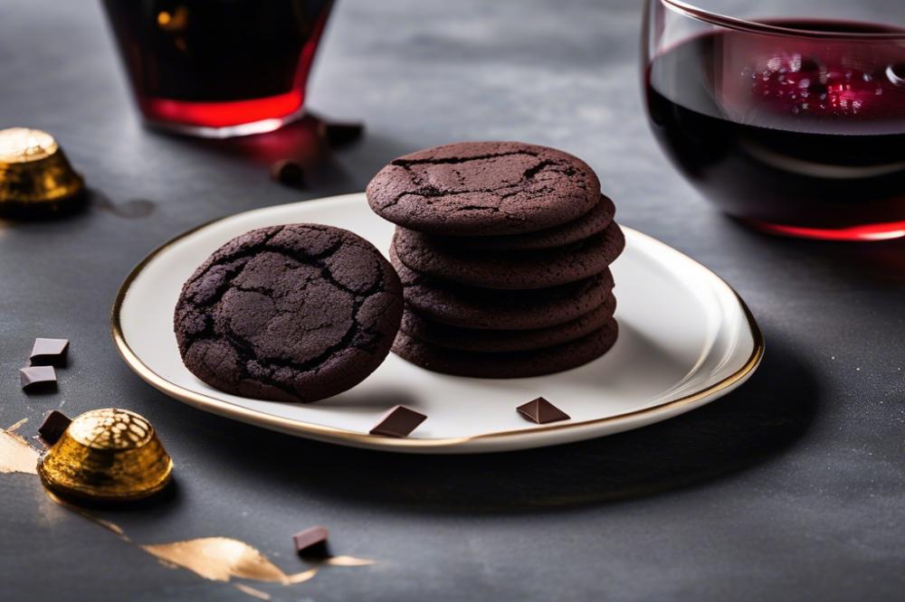 Indulge In Double Dark Chocolate Merlot Cookies Recipe