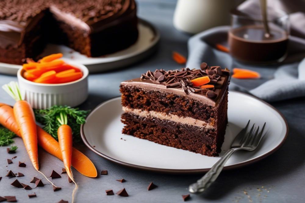 “Indulge In Moist Chocolate Carrot Cake: A Unique Recipe”