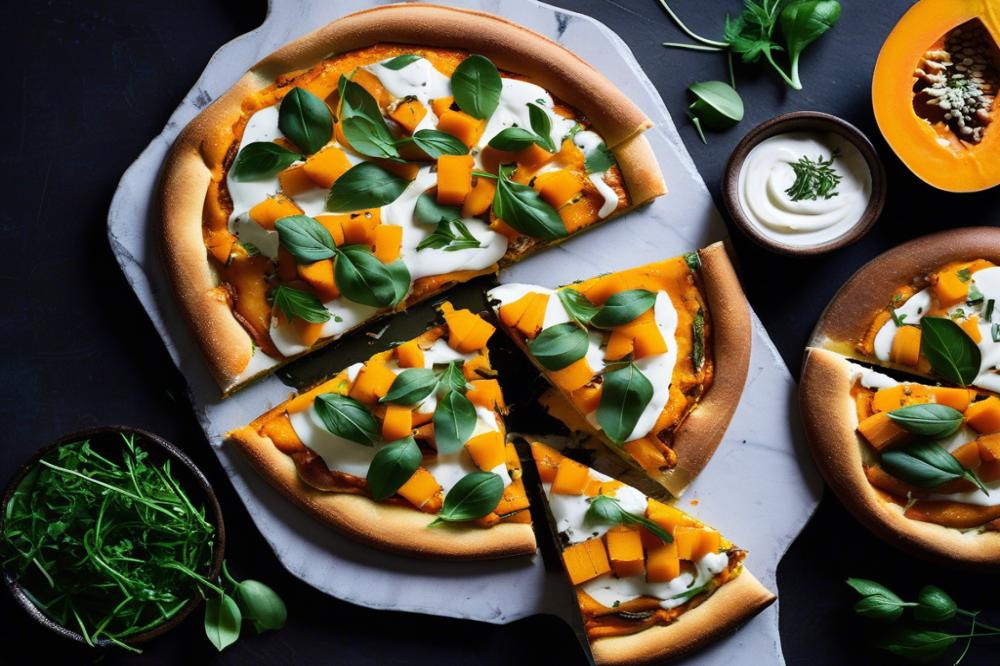 Kabocha Squash Pizza With Garlic Cream: A Delicious Recipe