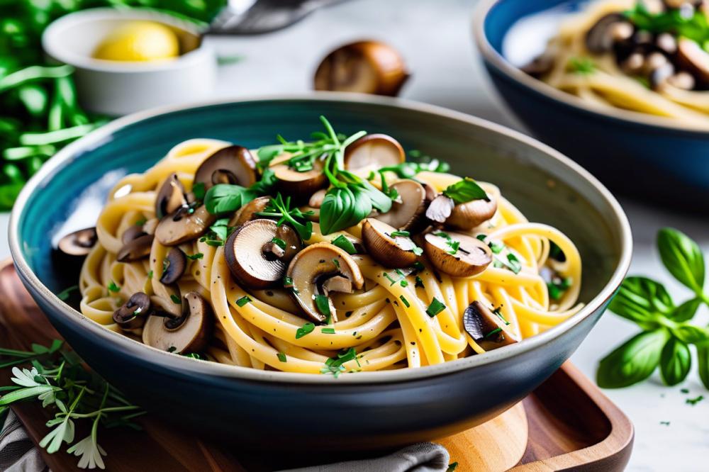 Lemon Butter Pasta With Mushrooms: A Creamy Delight Recipe
