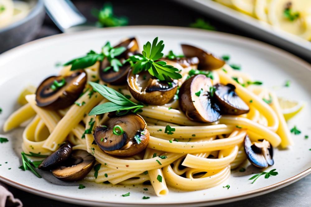 Lemon Butter Pasta With Mushrooms: A Flavorful Quick Recipe