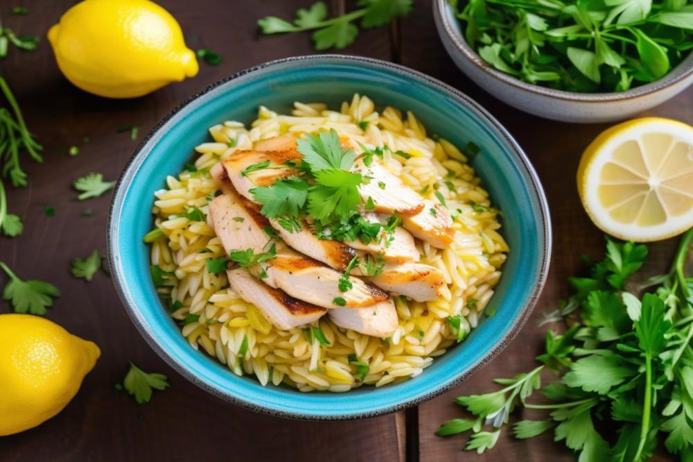 Lemon Chicken And Orzo: A Flavorful One-Pan Dinner Recipe