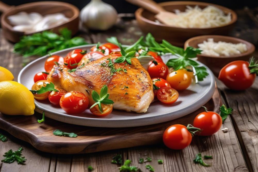 Lemon Garlic Chicken With Tomatoes: A Flavorful Dinner Recipe