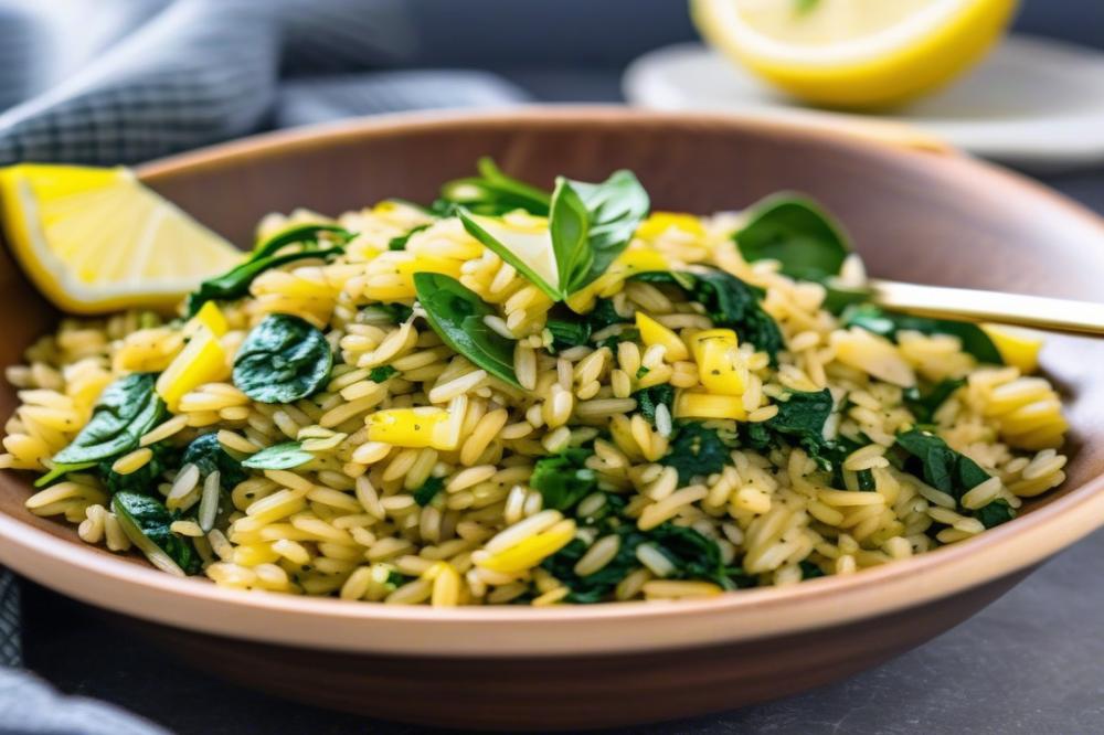 Lemony Spinach Rice: A Flavorful & Healthy Side Dish Recipe