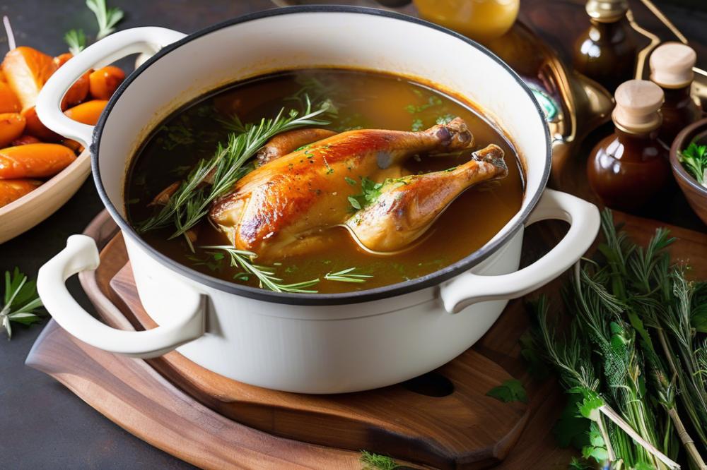 Make-Ahead Roasted Turkey Stock With Wings For Flavorful Meals