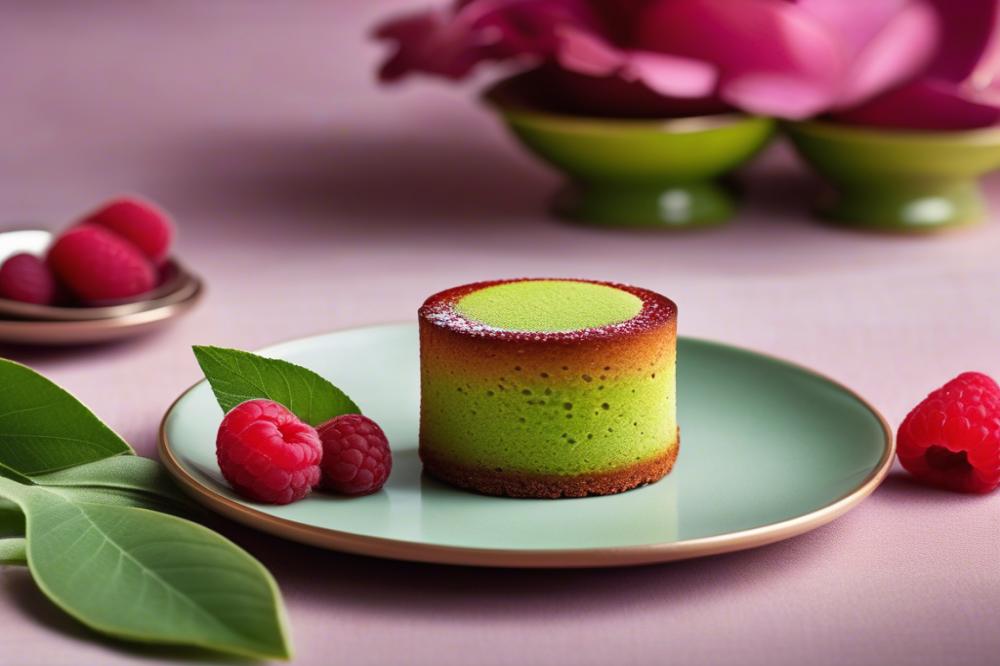 Matcha And Raspberry Financiers
