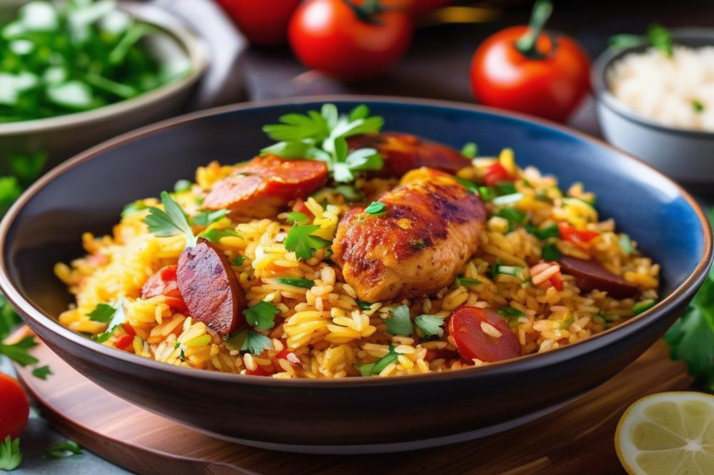One-Pot Cajun Chicken And Chorizo Rice Recipe For Easy Cooking