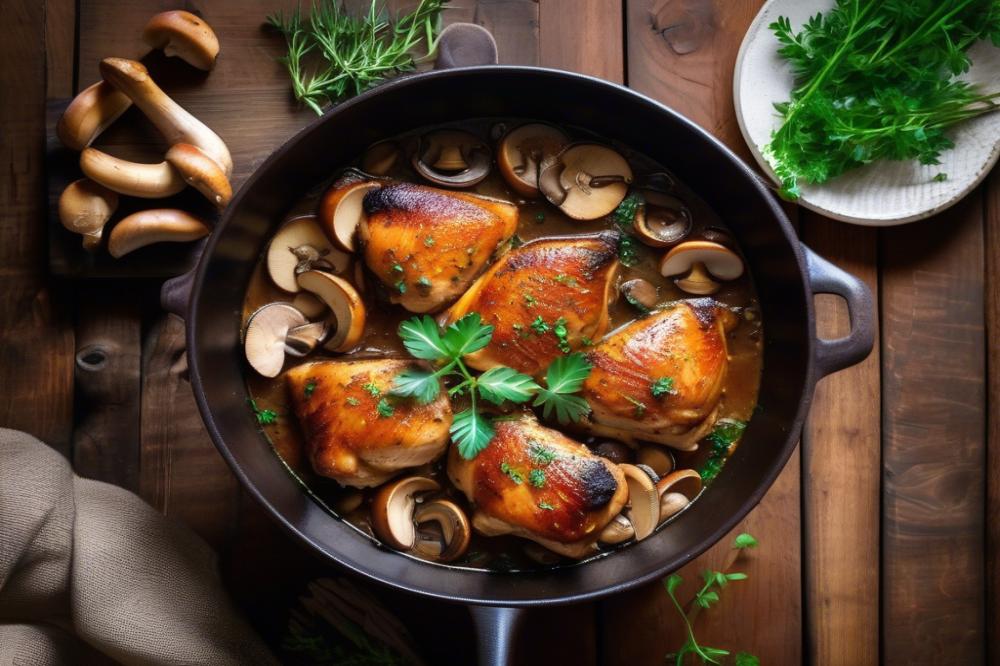 One-Pot Chicken Thighs With Mushrooms: Quick & Delicious Recipe