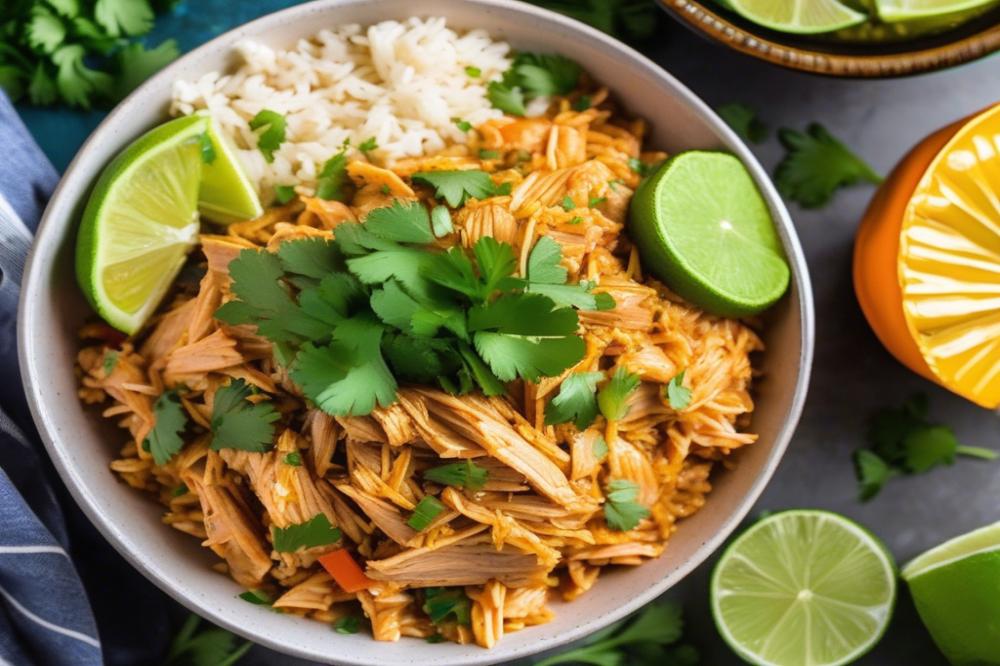 One-Pot Mexican Shredded Chicken And Rice: Quick & Delicious Recipe