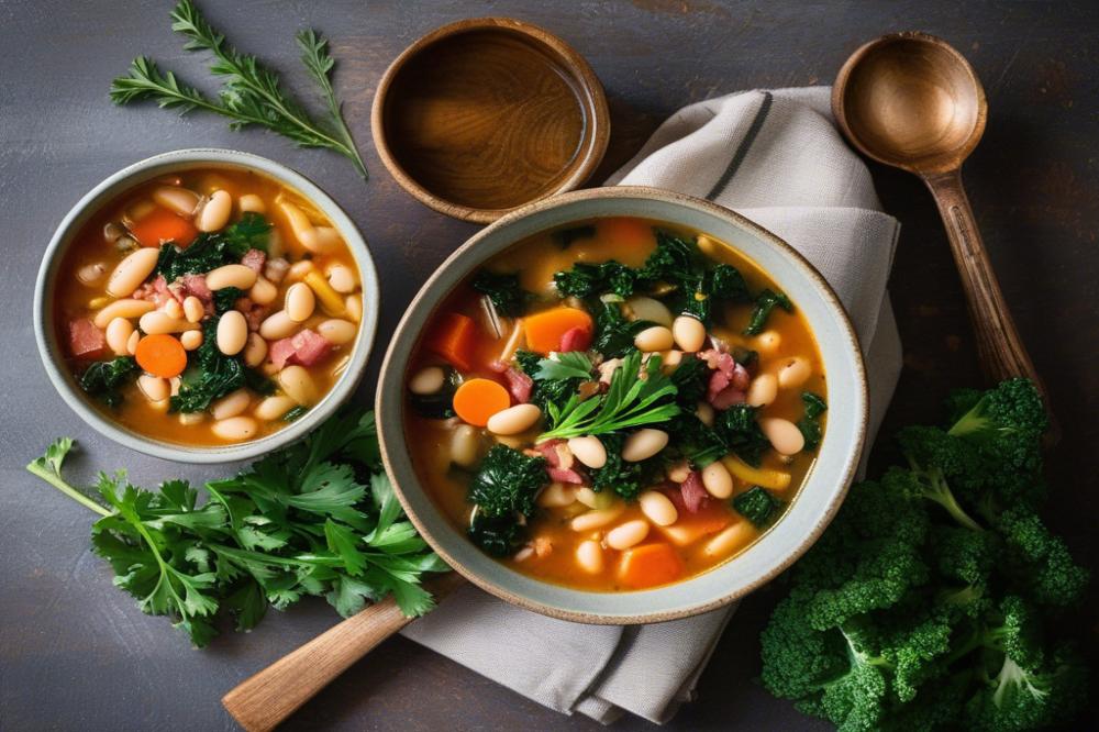 Pancetta And White Bean Soup With Kale: Cozy Comfort Food Recipe