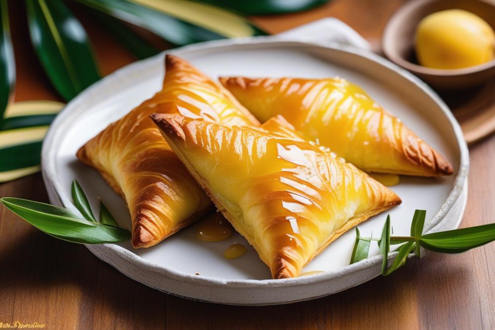 Pineapple And Lychee Turnovers
