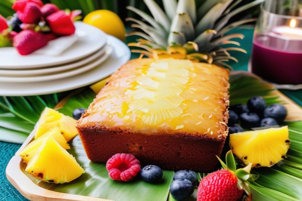 Pineapple Coconut Loaf Cake: A Delicious Tropical Dessert Recipe