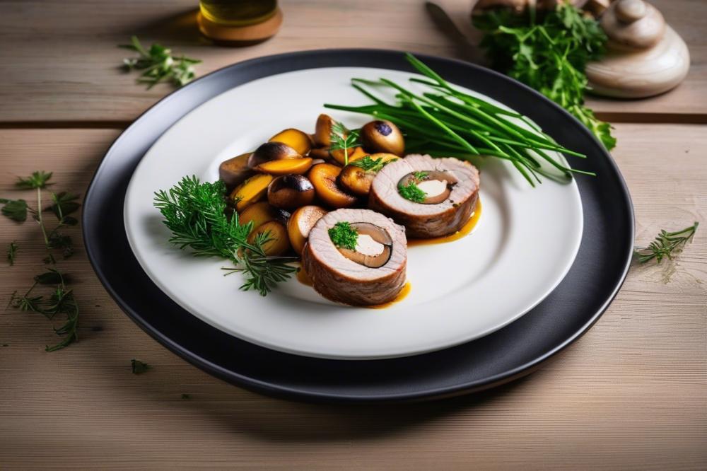 Pork Roulade Recipe: Prosciutto And Mushroom Delight