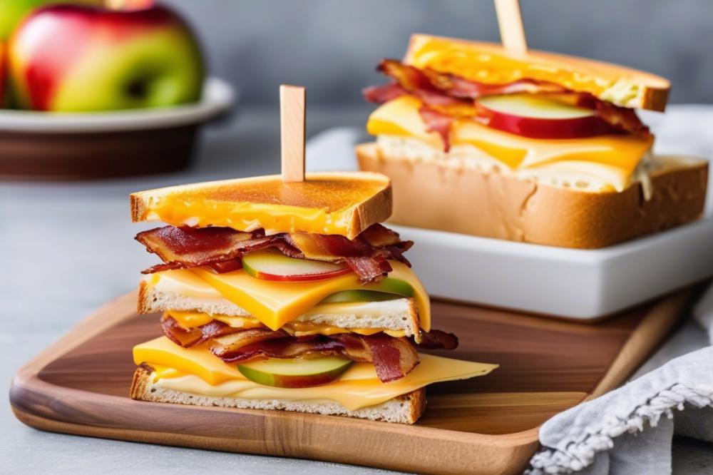 Quick 10-Minute Apple Bacon Cheddar Sandwich Recipe To Try