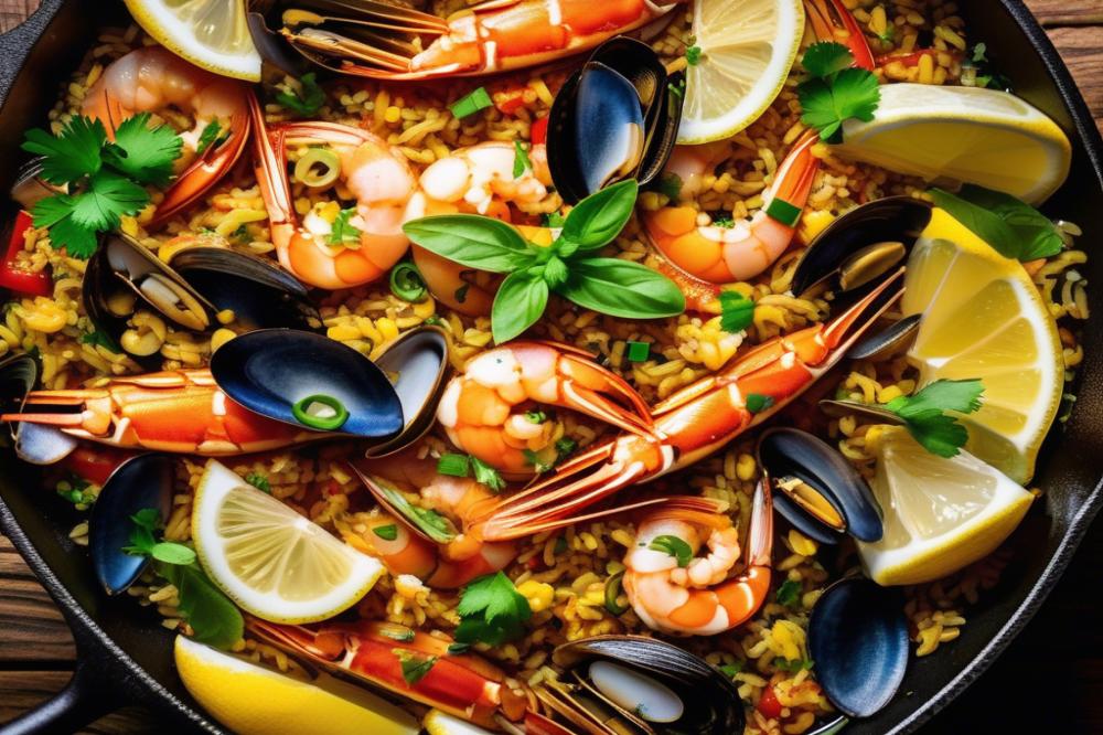 Quick 30-Minute Seafood Paella Recipe For Home Cooks