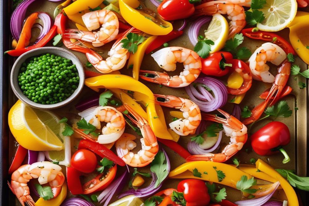 Quick And Easy Sheet Pan Shrimp Fajitas Recipe For Dinner