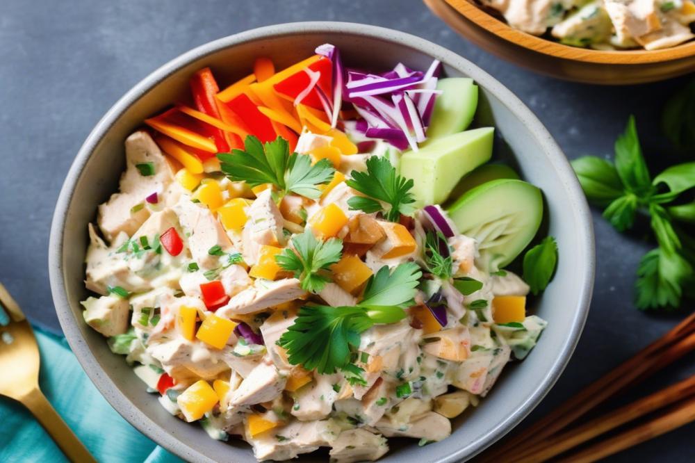 Quick Four-Ingredient Chicken Salad Recipe For Busy Days