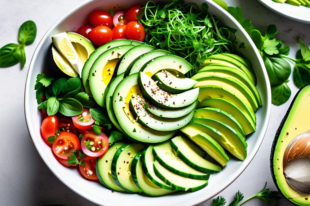 Refreshing Cucumber Avocado Salad Recipe For Healthy Eating”