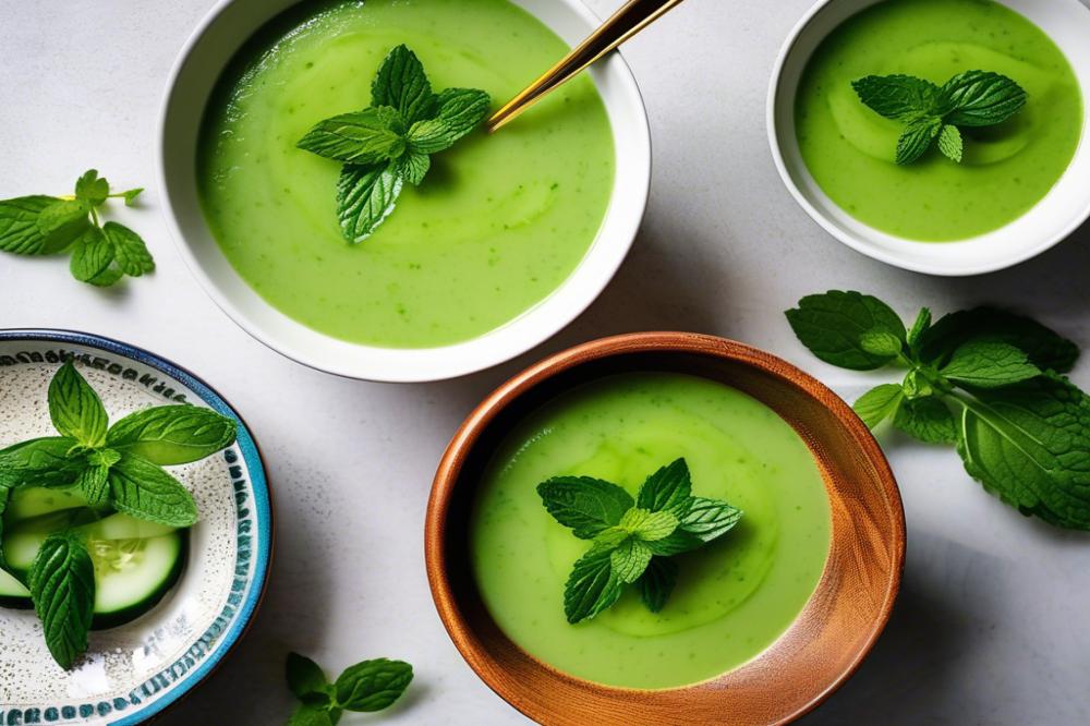 Refreshing Cucumber Mint Soup Recipe For Hot Summer Days