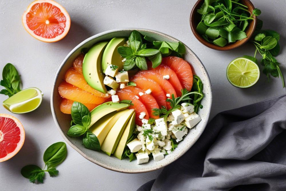 Refreshing Grapefruit, Avocado, And Feta Salad Recipe To Enjoy