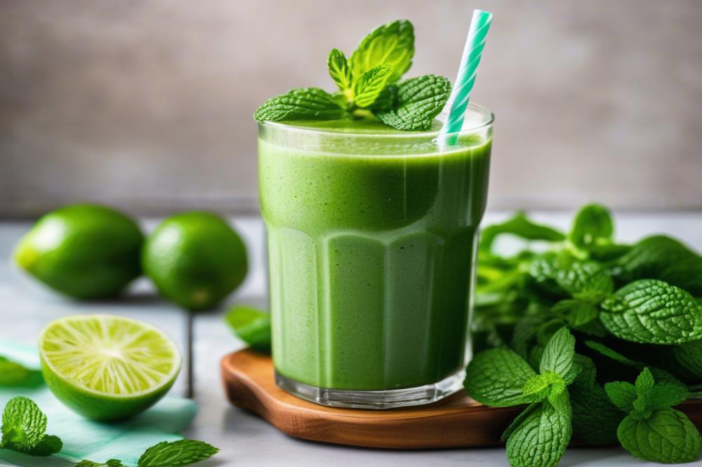 Refreshing Mint Protein Shake: Healthy Shamrock Smoothie Recipe