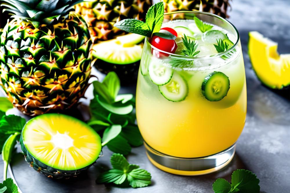Refreshing Pineapple Cucumber Cooler Recipe For Hot Summer Days